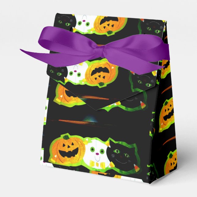 Halloween Trio Favor Box (Front Side)