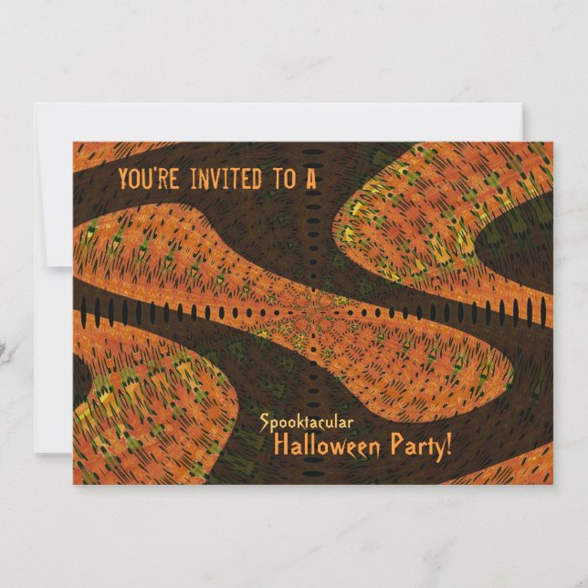Halloween Trip Party Invitations (Front)
