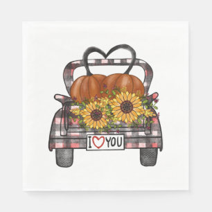Halloween Truck         Napkin