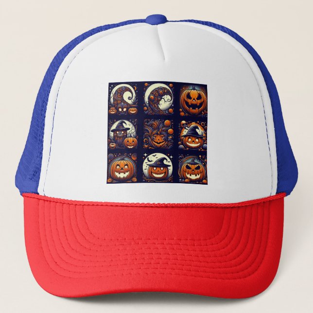 Halloween Trucker Hat (Front)