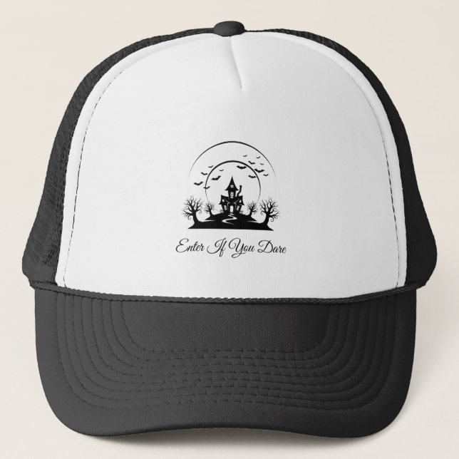 Halloween trucker hat – Funny & Spooky Gra (Front)