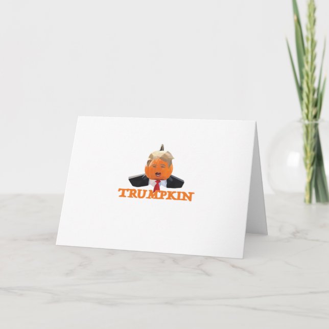 Halloween Trumpkin Card (Front)