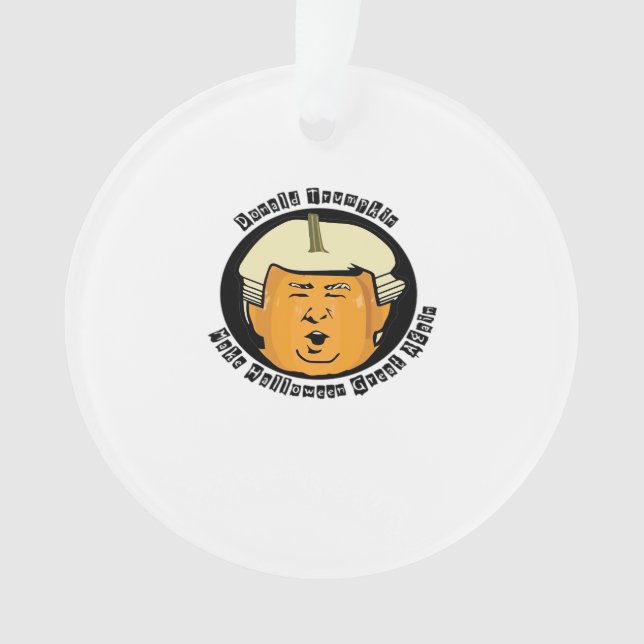 Halloween Trumpkin Citrouille classique (devant)