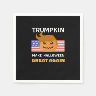 Halloween Trumpkin Classic Napkin
