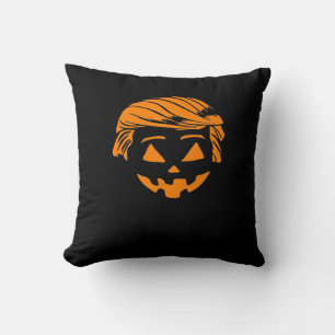 Halloween Trumpkin Costume Throw Pillow