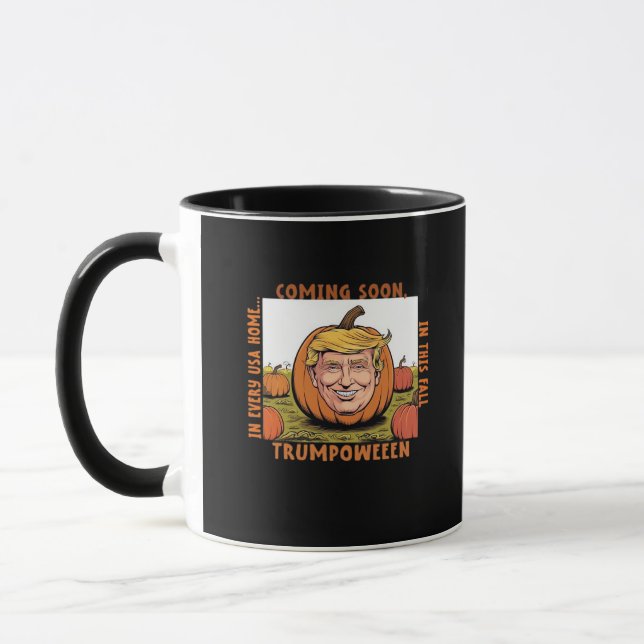Halloween -  Trumpkin Election Classic Mug (Left)