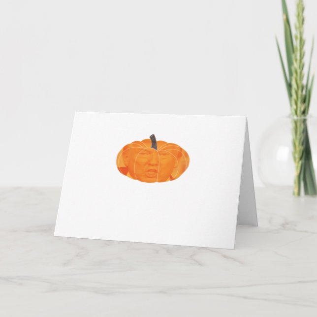 Halloween Trumpkin Extra  Classic Card (Front)