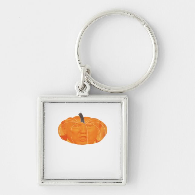 Halloween Trumpkin Extra  Classic Keychain (Front)