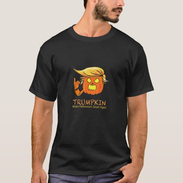 Halloween Trumpkin Funny – Classic Costume Design T-Shirt (Front)