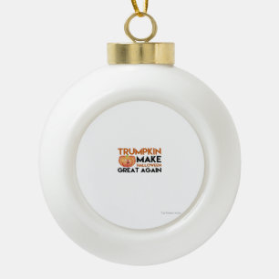 Halloween Trumpkin Funny – Classic Maga Costume De Ceramic Ball Christmas Ornament