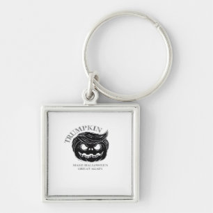 Halloween Trumpkin  Funny & Cute Halloween Costume Keychain