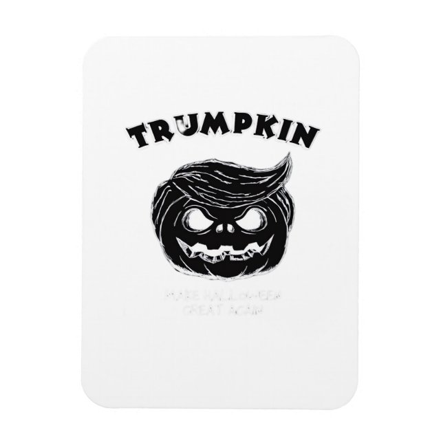 Halloween Trumpkin  Funny Halloween Costume Magnet (Vertical)