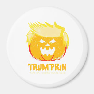 Halloween Trumpkin Funny Magnet