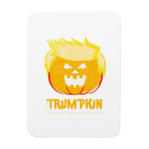 Halloween Trumpkin Funny Magnet
