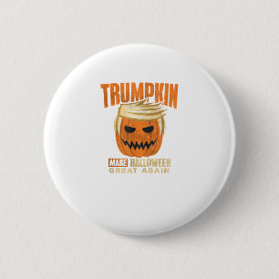 Halloween Trumpkin Funny Make America Great 2 Inch Round Button
