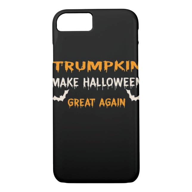 Halloween Trumpkin Funny Make Halloween Great Agai Case-Mate iPhone Case (Back)