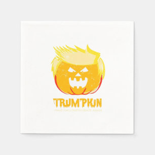 Halloween Trumpkin Funny Napkin