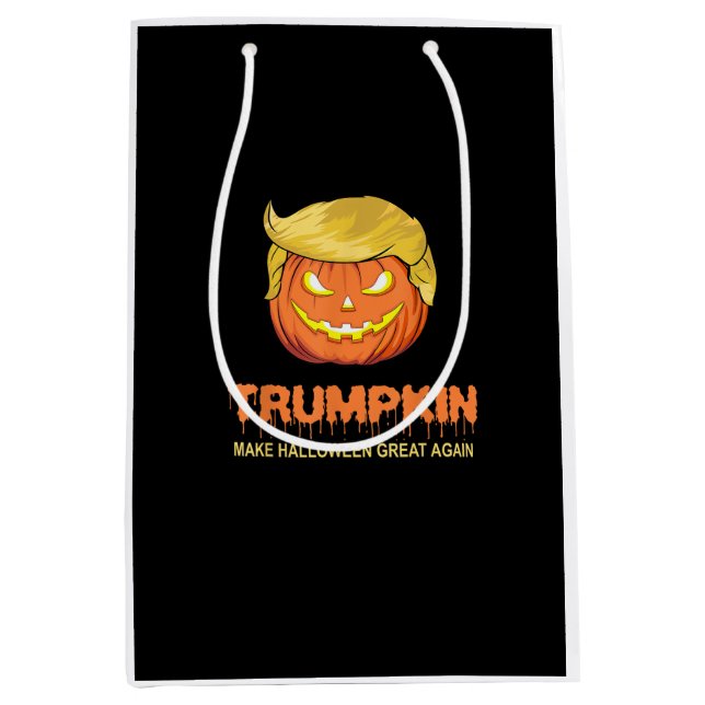 Halloween Trumpkin - Make Halloween Great Again De Medium Gift Bag (Front)