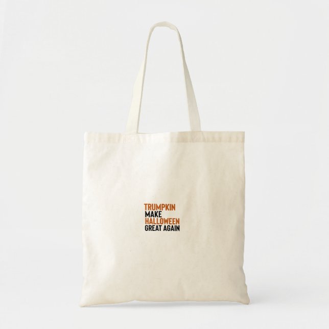 Halloween Trumpkin – Make Halloween Great Again Fu Tote Bag (Front)