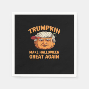 Halloween Trumpkin Make Halloween Great Again Funn Napkin