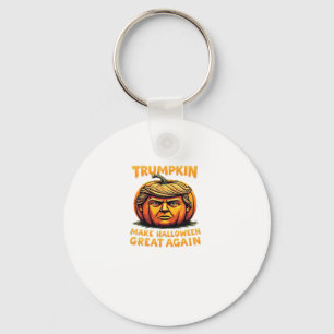Halloween Trumpkin Make Halloween Great Again Keychain