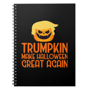 Halloween Trumpkin Make Halloween Great Again Notebook