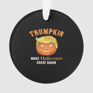 Halloween Trumpkin - Make Halloween Great Again  Ornament