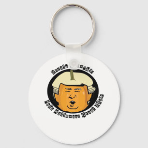 Halloween Trumpkin Pumpkin Classic Keychain