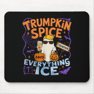 Halloween Trumpkin Sce And Everything Ice Pumpkin  Mouse Pad