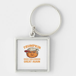 Halloween Trumpkin – Spooky Parody Quote for Hallo Keychain