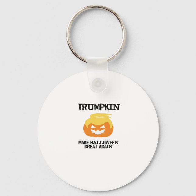 Halloween Trumpkin V3 Keychain (Front)