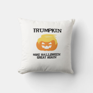 Halloween Trumpkin V3 Throw Pillow