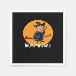 Halloween Ttrump Wizard Funny Classic Napkin