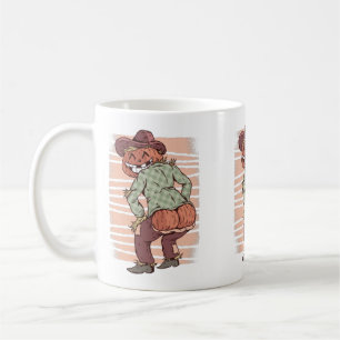halloween twerking scarecrow pumpkin twerk funny coffee mug