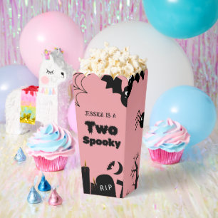 Halloween Two Spooky Second Birthday party Favor Box