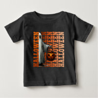 Halloween typography cool ghost pumpkin gift ideas