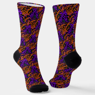 Halloween Typography Socks