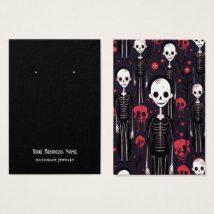 Halloween Undead Zombies Earring Display Card