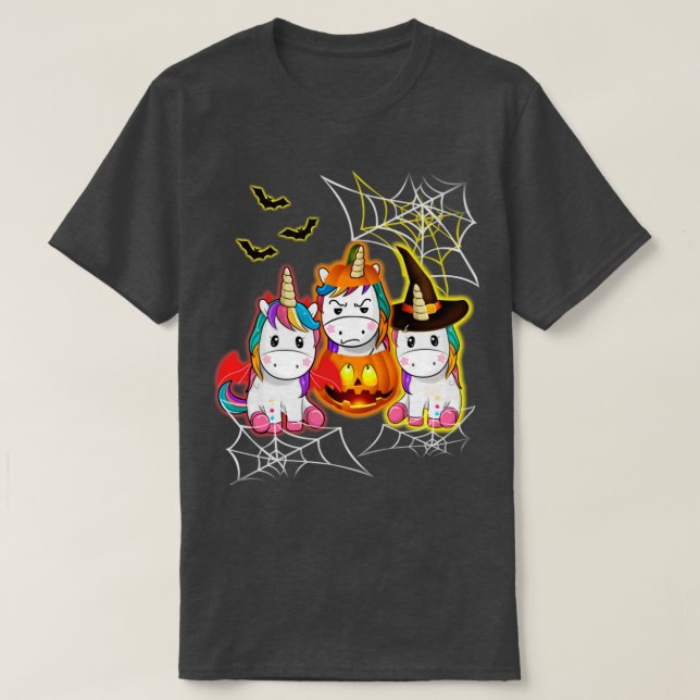 Halloween unicorn T-Shirt (Design Front)