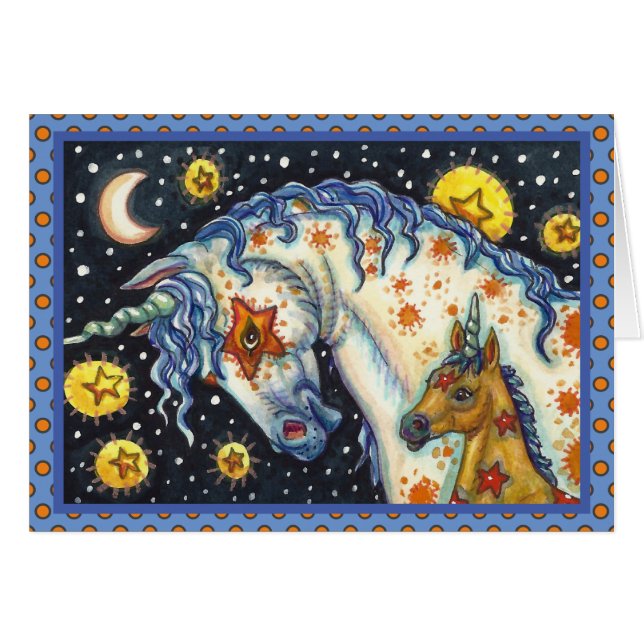 HALLOWEEN UNICORNS, STAR HORSE & CARTE COLT IMAGIN (Devant Horizontal)