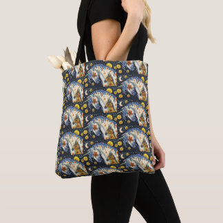 HALLOWEEN UNICORNS, STAR HORSE & COLT FANTASY TOTE BAG