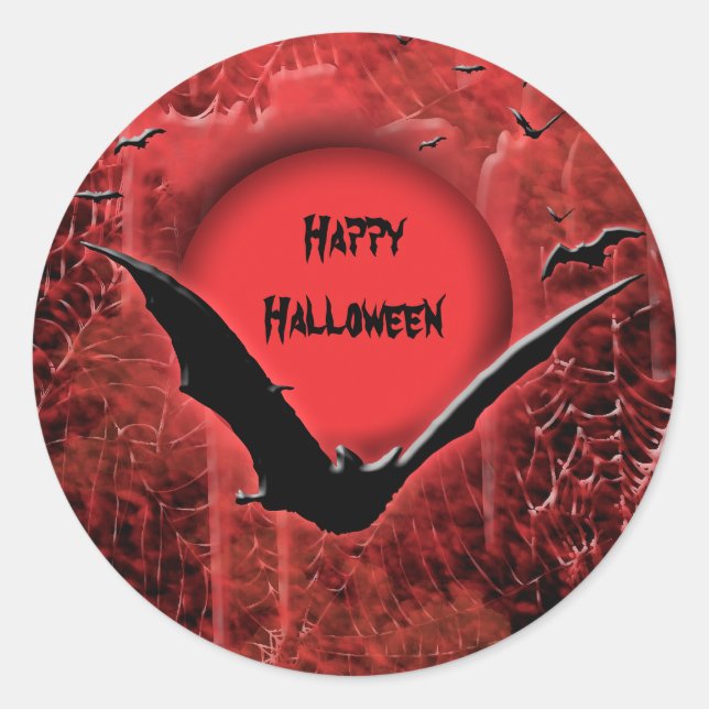 Halloween vacances autocollants personnalisés (Devant)