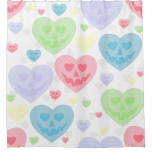 halloween valentine pastel goth creepy hearts