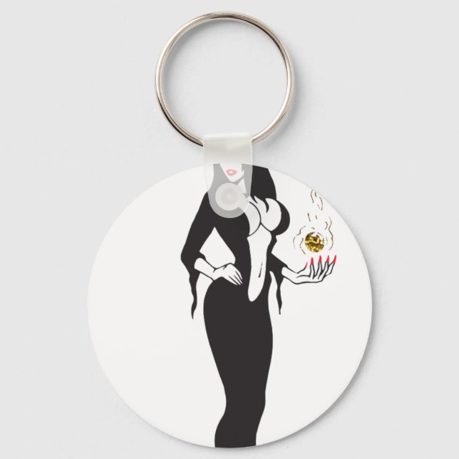 halloween vamp witch keychain (Front)