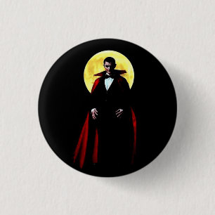 HALLOWEEN VAMPIRE 1 INCH ROUND BUTTON