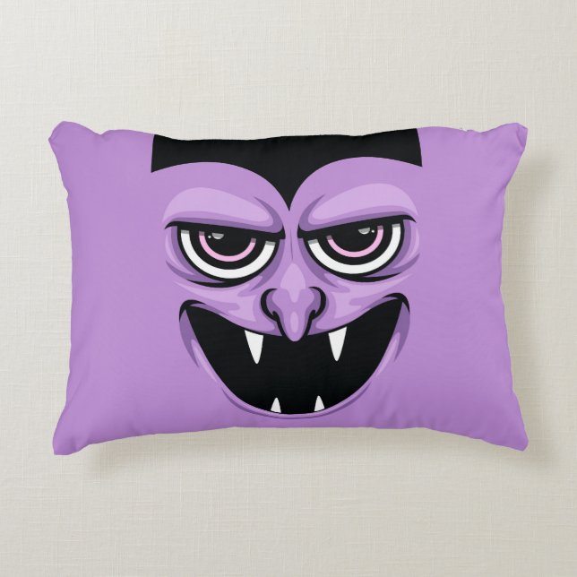 Halloween Vampire Accent Pillow (Front)