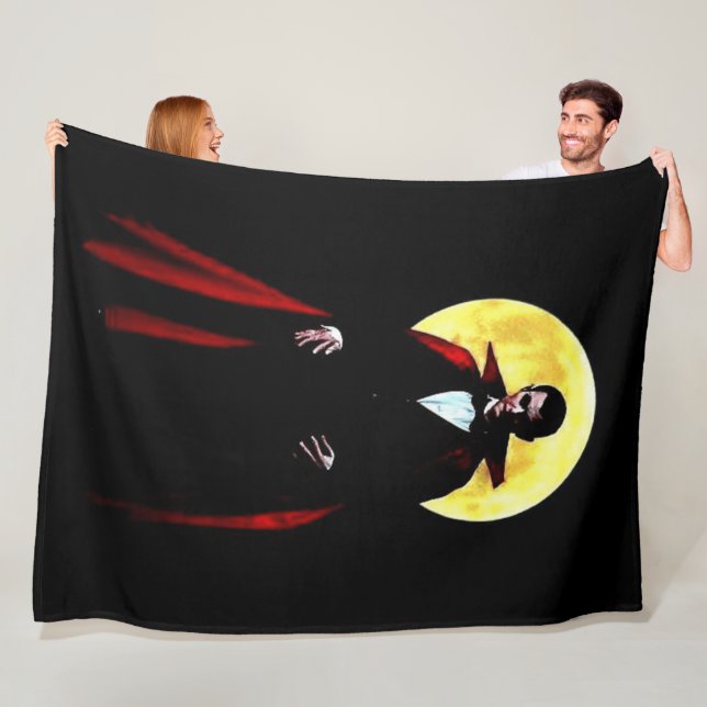 HALLOWEEN VAMPIRE FLEECE BLANKET (In Situ)