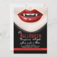 Halloween Vampire Invitation