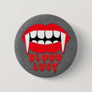 Halloween Vampire Party Treats Button