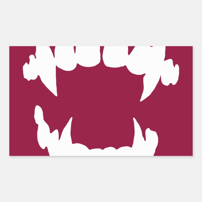 Halloween Vampire - Vampire teeth Sticker (Front)